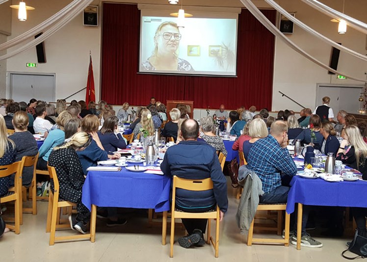 To medlemmer fortalte i videoindslag om bl.a. OK-18, hygiejnepolitik og brug af ytringsfrihed.