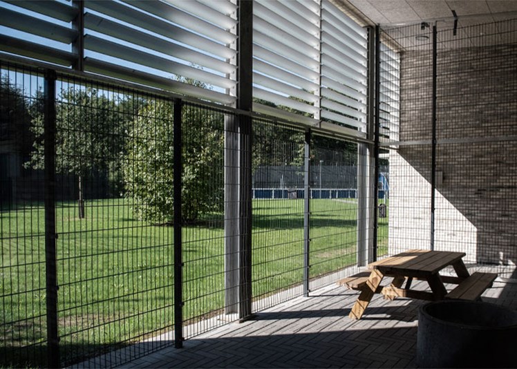 Udsigt fra den sikrede institution Kompasset