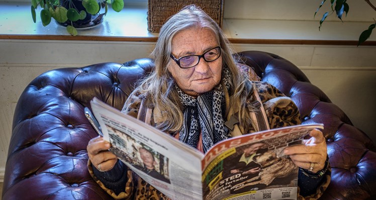 Savn: Kirsten er bedstemor og bruger Værestedet som trøst, fordi hun savner sine anbragte børnebørn. ’Jeg kan ikke holde ud at sidde derhjemme og gruble, jeg er nødt til at møde nogle rare mennesker’, siger hun.