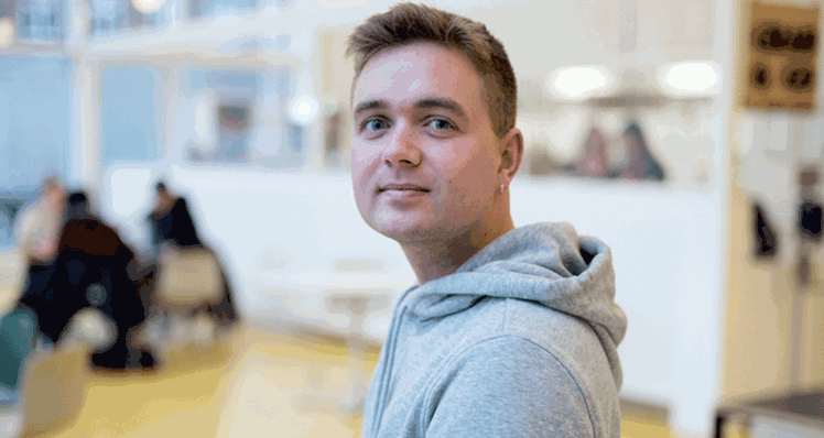 Som studerende oplever Andreas Genefke Larsen ikke, at han er blevet rustet godt nok til at arbejde i fx socialpsykiatrien.